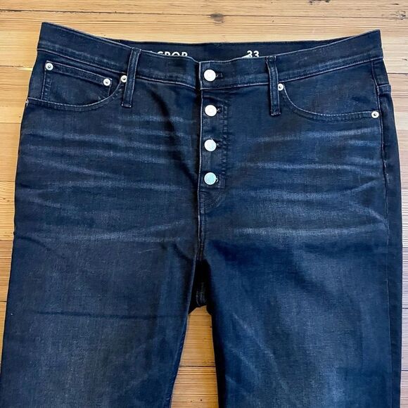 J. Crew 9” demi-boot crop Jean in charcoal. Size 33. - Picture 9 of 16